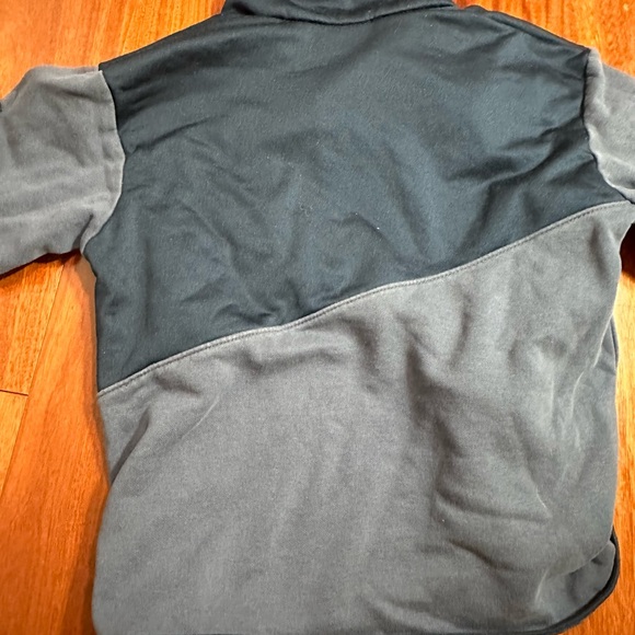 Womens Columbia Lodge Hybrid Fleece Jacket S Colorblock XS Navy Purple - Picture 10 of 11